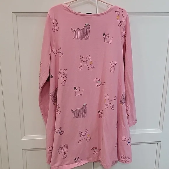 Hanna Andersson Dog Print Dress Sz 130 (8) - Picture 3 of 5